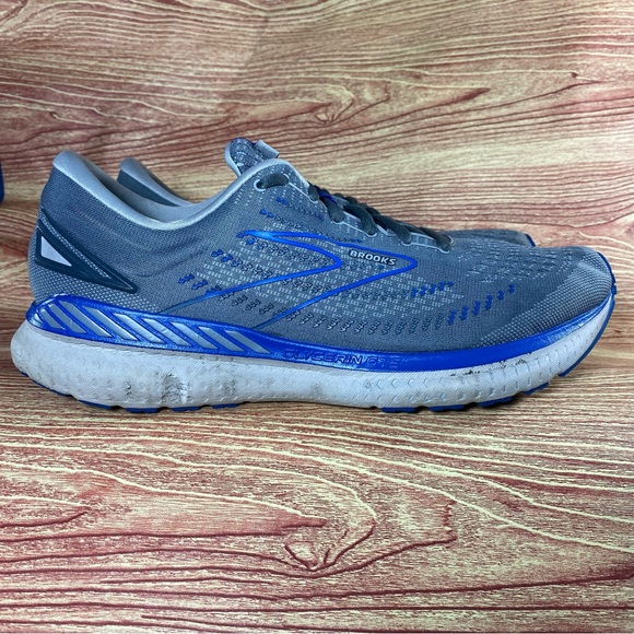 Brooks Glycerin GTS 19 Quarry Gray Blue Running Sneakers 12.5 - Picture 4 of 8